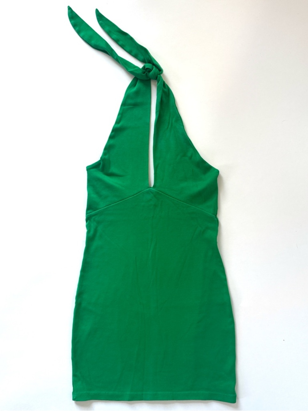 Zara Green Halter Mini Dress - Women